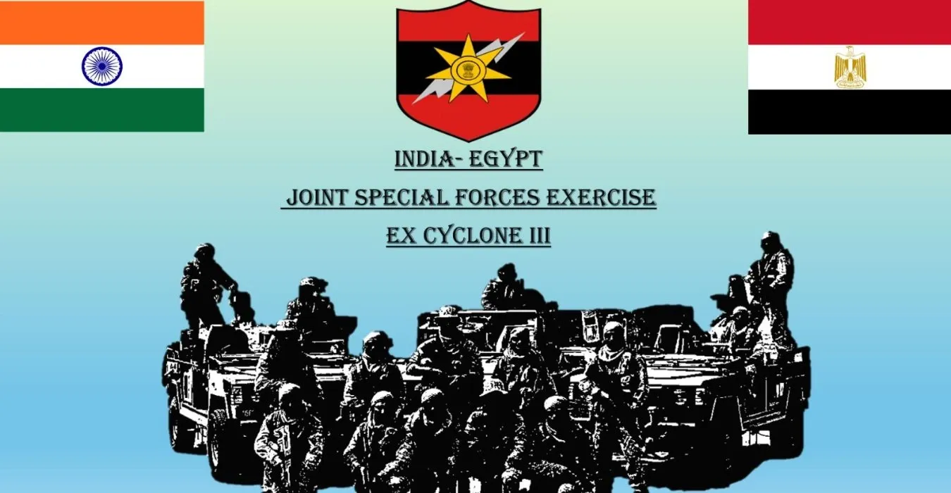 India-Egypt Joint Special Forces Exercise CYCLONE-III commences in Rajasthan